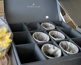 Steuben Tumblers from Gumps