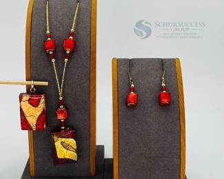 Murano Glass Jewelry Set