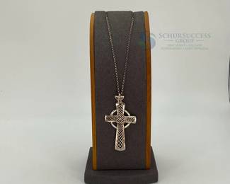 Sterling Silver Celtic Cross Necklace