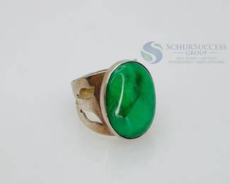 Sterling Silver Varicite Ring