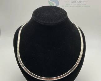 Silver Snake Chain Necklace