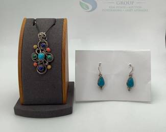 Sterling Silver Turquoise Earrings