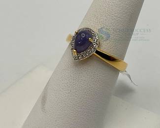 Sterling Silver Tanzanite Ring