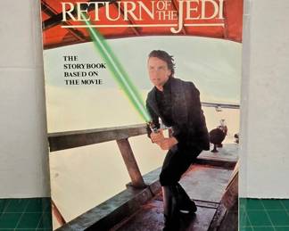 JEN8060 Star Wars Return Of The Jedi Vintage 1983 Full Color Book $14.99