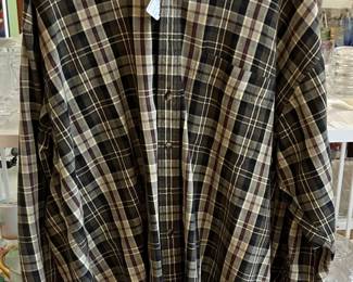 Gant Chelsea Twill Plaid Long Sleeve Size XL Big Tall Cotton Shirt AAA2620 $24.99