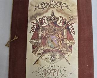 GM8005 Rex 1971 Ball Program New Orleans Mardi Gras Krewe Favor $79.99 - AAA Vintage 9017 Airline HWY New Orleans, LA 70118 Hours 10-4 Monday - Saturday