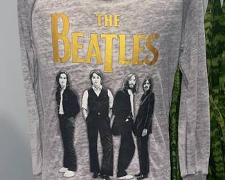 The Beatles 2013 Womens Grey Longsleeve Sz XS