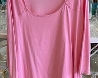 Grace Size 1X 100 Pima Cotton Pink Womens Top AAA2611 $20.00