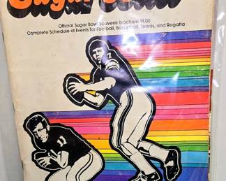 Vintage 1972 38th Annual Sugar Bowl Program Auburn vs. Oklahoma RARE JEN8062 $65.99
