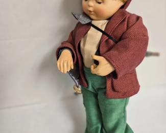 Vintage Goebel Boy Doll Porcelain Bag, Shoes Socks Jacket JEN8108 $41.99