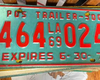 PLT5018 Louisiana 1969 Trailer