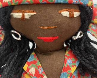 Vintage Handmade Cloth St. Thomas US Virgin Islands Doll AAA2649 $49.99