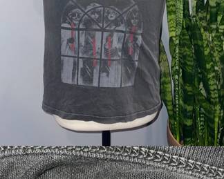 Kiss 2017 Merry Kissmas Lucky Brand Thrashed Tee Sz Small