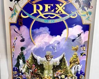 2006 REX Proclaims Mardi Gras Poster signed & numbered #86/200 King, Captain, Artist Signed BR2422 $149.99 - AAA Vintage 9017 Airline HWY New Orleans, LA 70118 Hours 10-4 Monday - Saturday