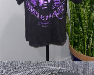 Jimi Hendrix Purple Haze Omega Psi Phi Zion Rootswear Black Tee Sz Large
