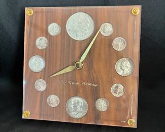 Silver Coinage Clock