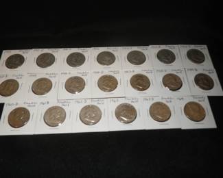 Franklin Silver Half Dollars