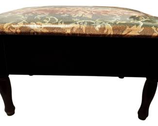 Tapestry Footstool with Storage