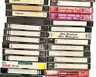 Racing Fan Home Recordings on VHS