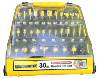 Worksmith 30 pc Router Set