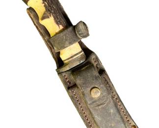 Buck Knife in Leather Sheath