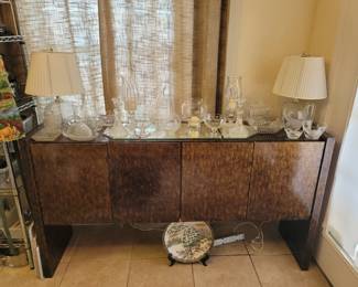 MCM Buffet, Crystal, Lenox & Other Glassware