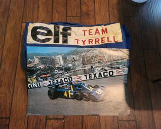 Elf Team Tyrrell Poster & Used Cloth Car Cover