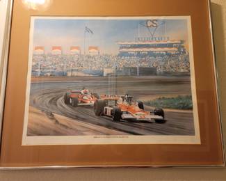 James Hunt, 1976 World Champion, McLaren M23 by Lawrence Klonaris, Signed & Numbered 68/500