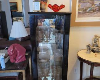 Display Cabinet, Murano Bowl