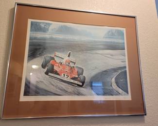 Niki Lauda, 1975 World Champion, Ferrari 312 B3 by Lawrence Klonaris, Signed & Numbered 68/500