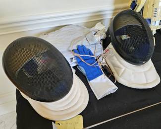 Fencing helmets