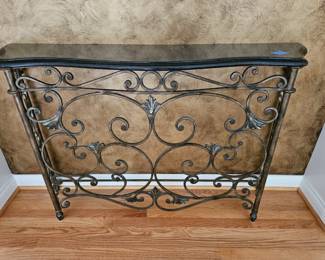 Wroght iron table