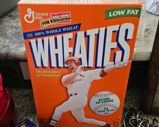 Mark McGwire wheaties box