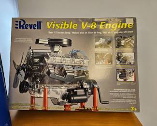 Revell visible v8 engine model