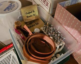 Craftool leather tools