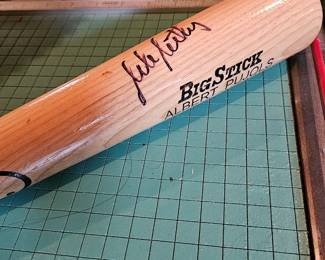 Autograph baseball bat