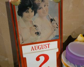 Coca cola calendar 