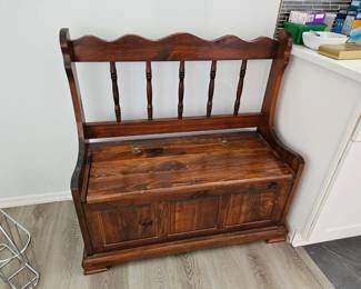 Bench with storage 