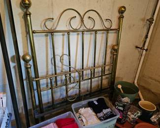 Brass bed head and foot board