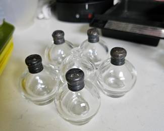 Sterling silver top bottles