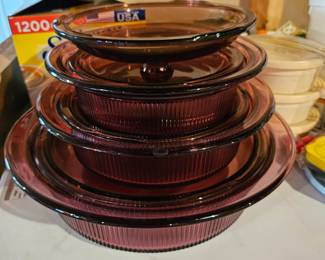 Corning view baking dishes 