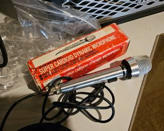 Vintage microphone 