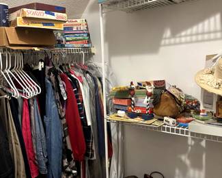 Games, Clothes, purses, etc..