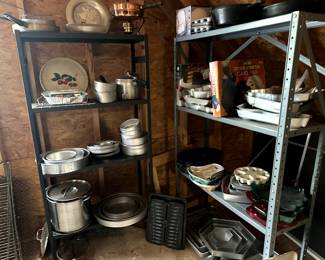 catering pans and other kitchen items