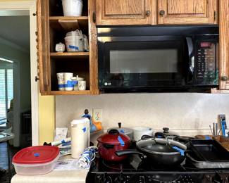 Pots, pans, Tupperware