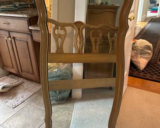 Matching wall mirror