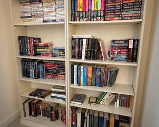 (3) bookcases 30"W x 10"D x 72"H