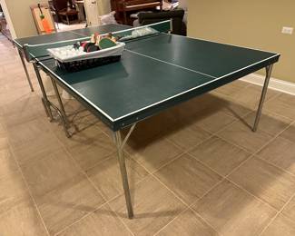 Ping pong table....