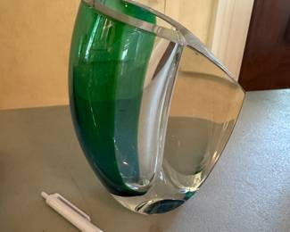 Kosta Boda signed vase