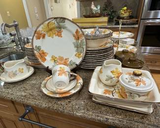 Franciscan "October" dish set!